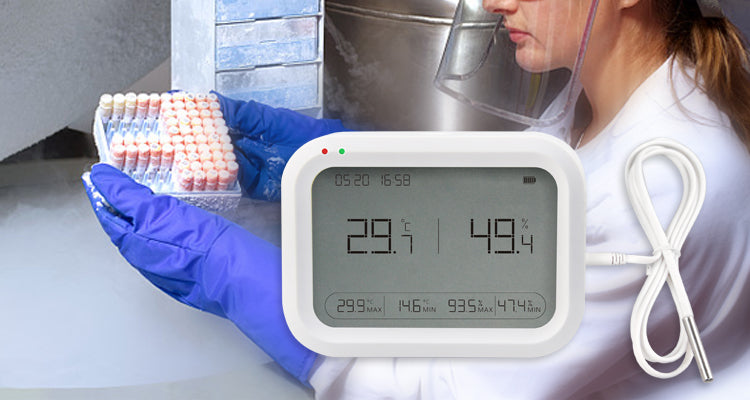 Freshliance multiuse temperature data logger ultra low thermometer for Laboratory or coldchain logistics