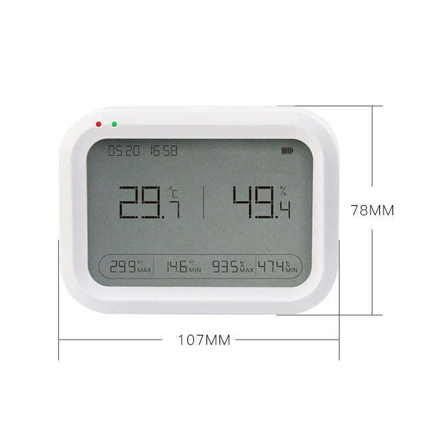 Freshliance Bluetooth Multiple-use Thermometer Hygrometer with LCD screen,  Wireless Digital Humidity Temperature Monitor Sensor with Smart APP Alarm,  online Data Storage Export, for Freezer Greenhouse - Yahoo Shopping